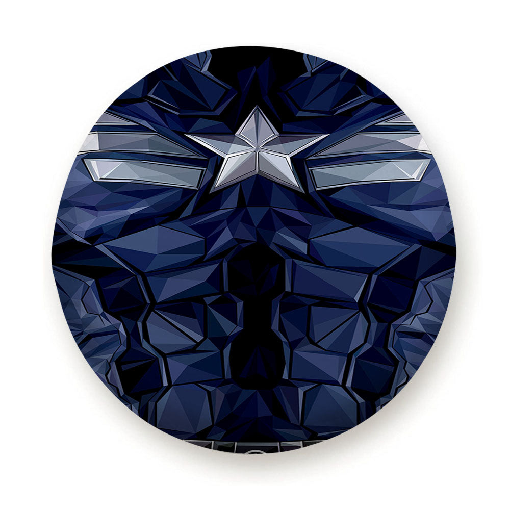Captain America The First Avenger Art Texture Tire Cover