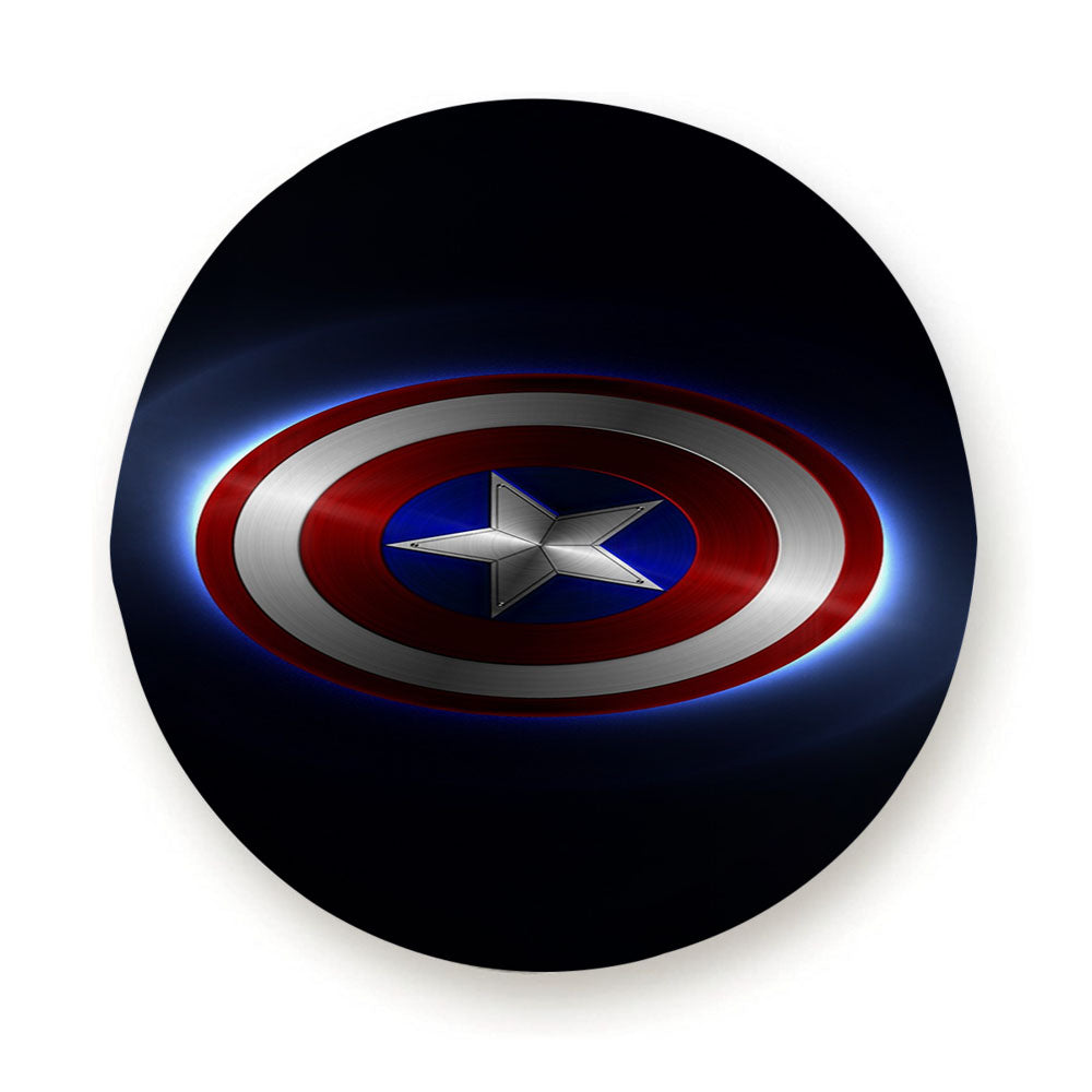 Captain Amerika Shield Tire Cover