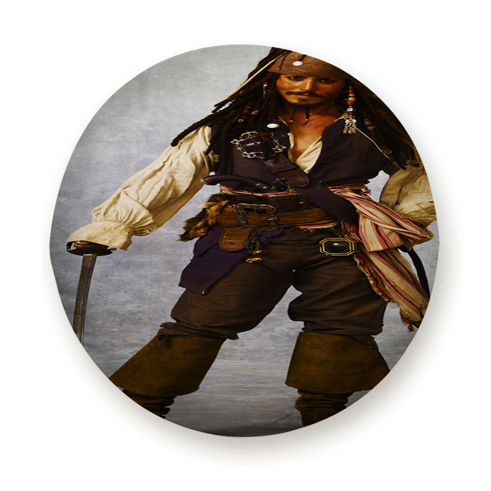 Captain Jack Sparrow Pose Tire Cover