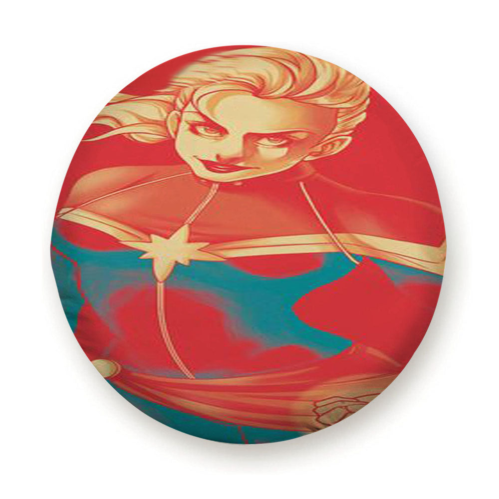 Captain Marvel Minimalist Tire Cover