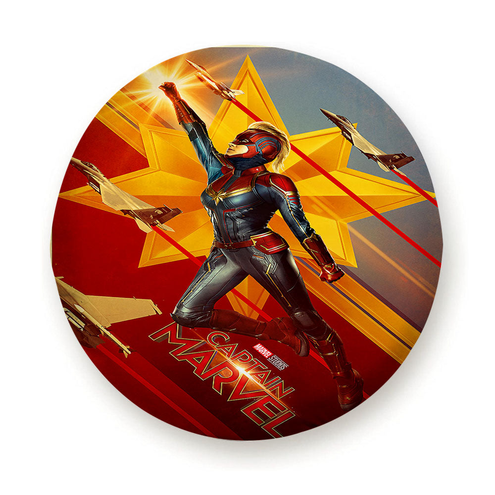 Captain Marvel Official Poster Tire Cover