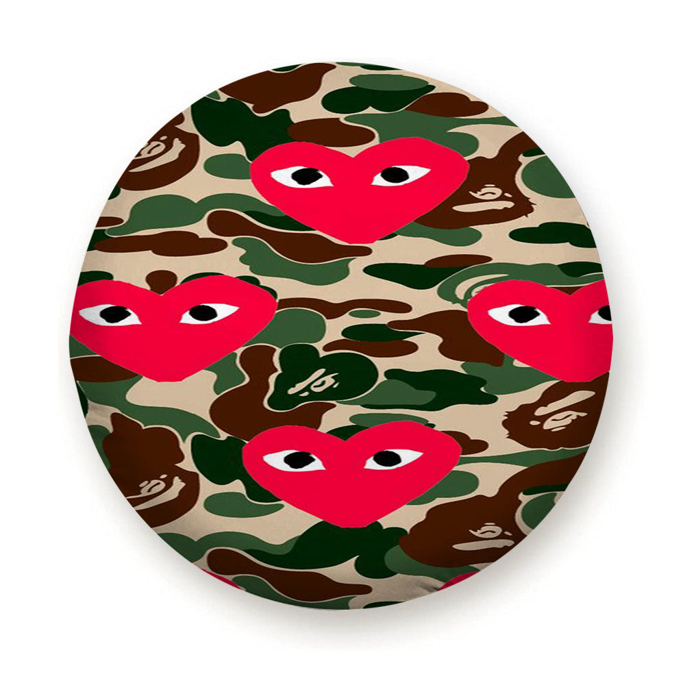 Cdg Chamo Pattern Bape Style Tire Cover