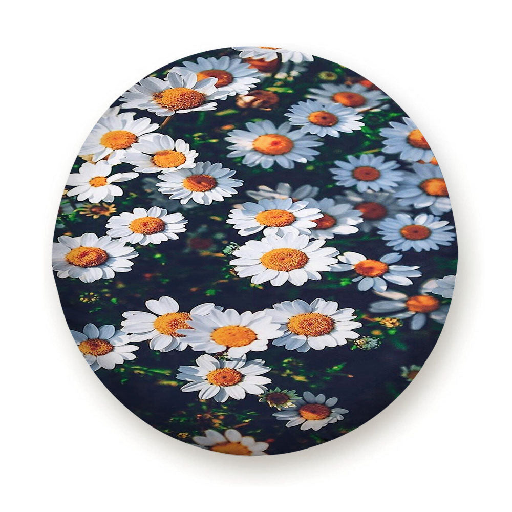 Chamomile Flower Photography Tire Cover