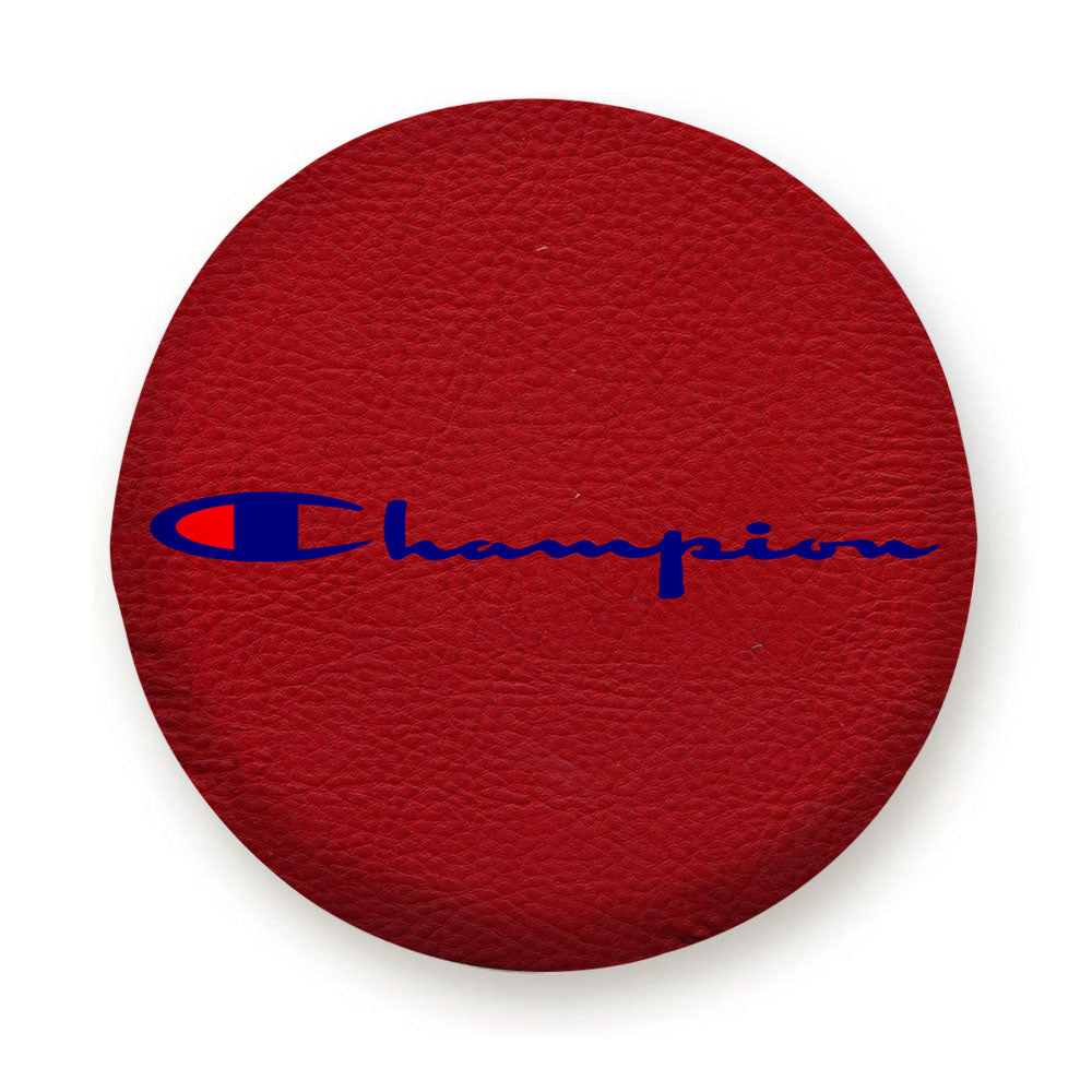 Champion Red Motif Tire Cover