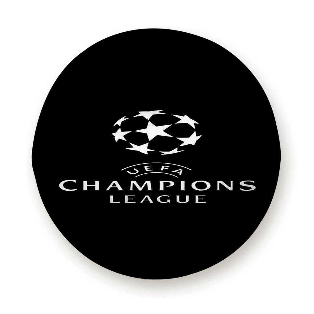 Champions League Europe Logo Soccer Art Illustration Dark Tire Cover