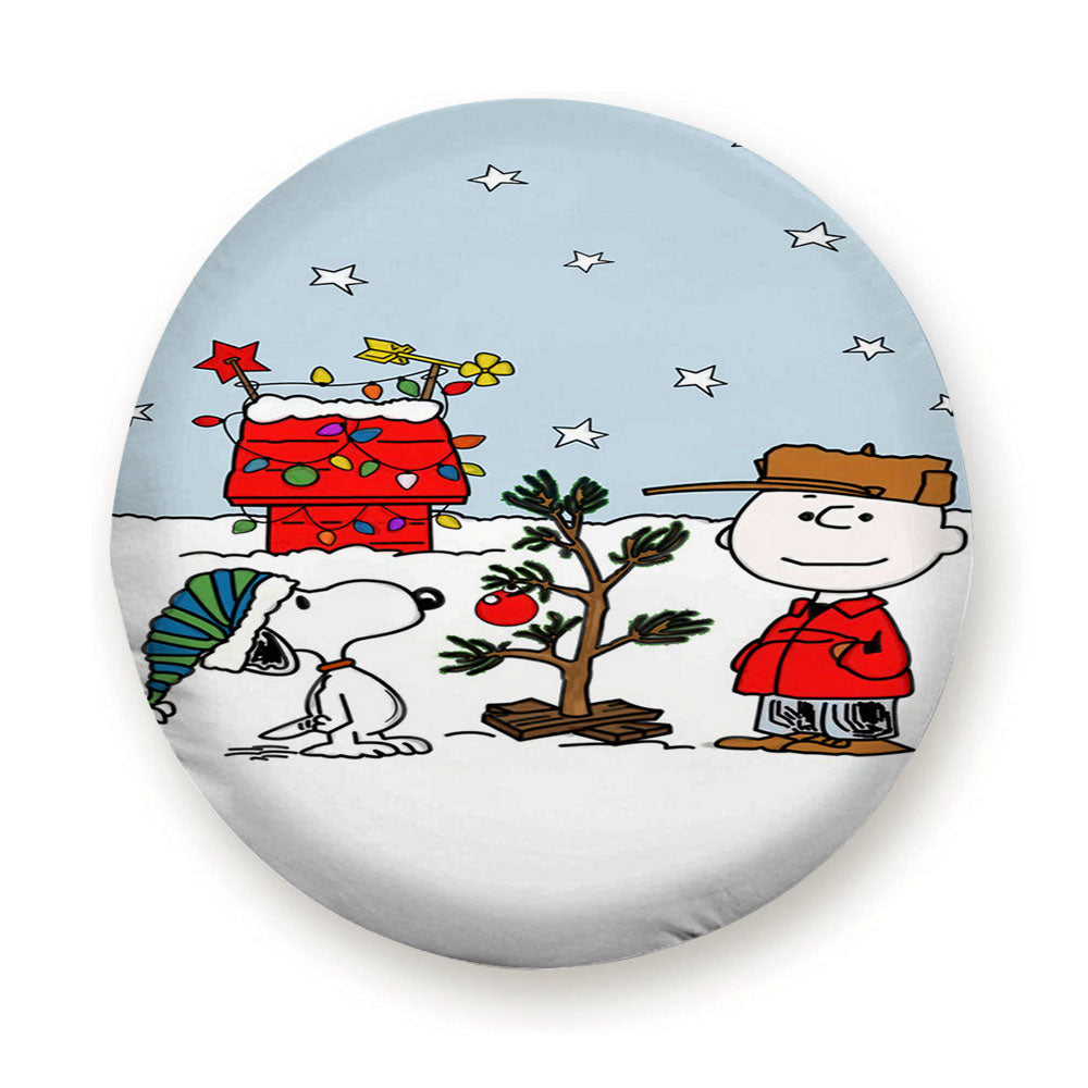 Charlie Brown Christmast Tire Cover
