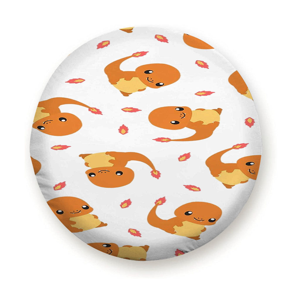 Charmander Cute Pokemon Pattern Tire Cover