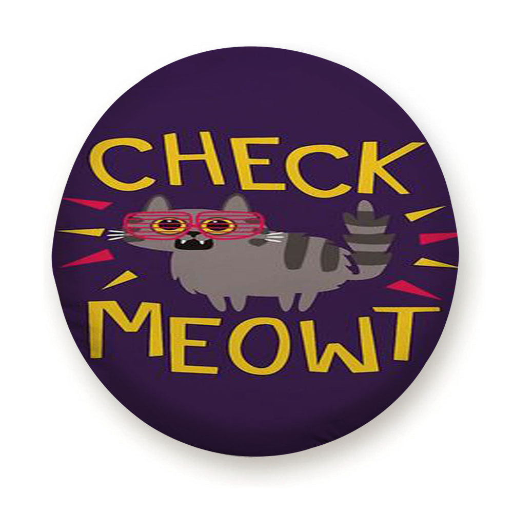 Check Meowt Tire Cover