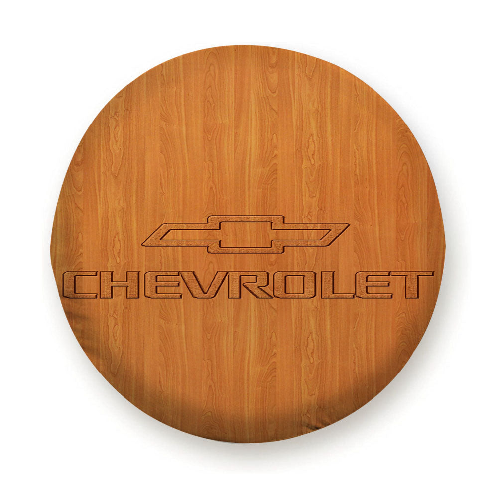 Chevrolet Carbon Background Tire Cover