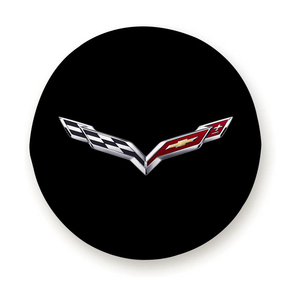 Chevy Logo Black Tire Cover