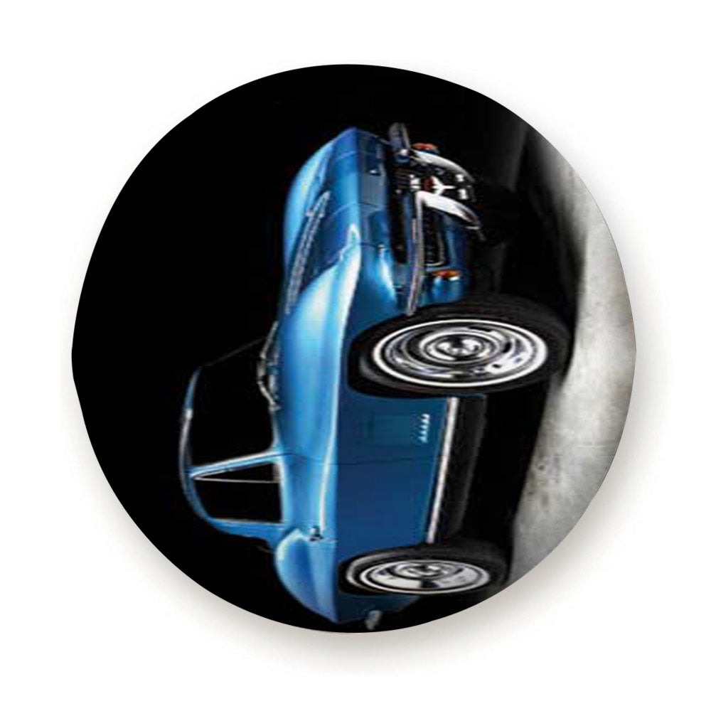 Chevy Stingray 67 Blue Tire Cover