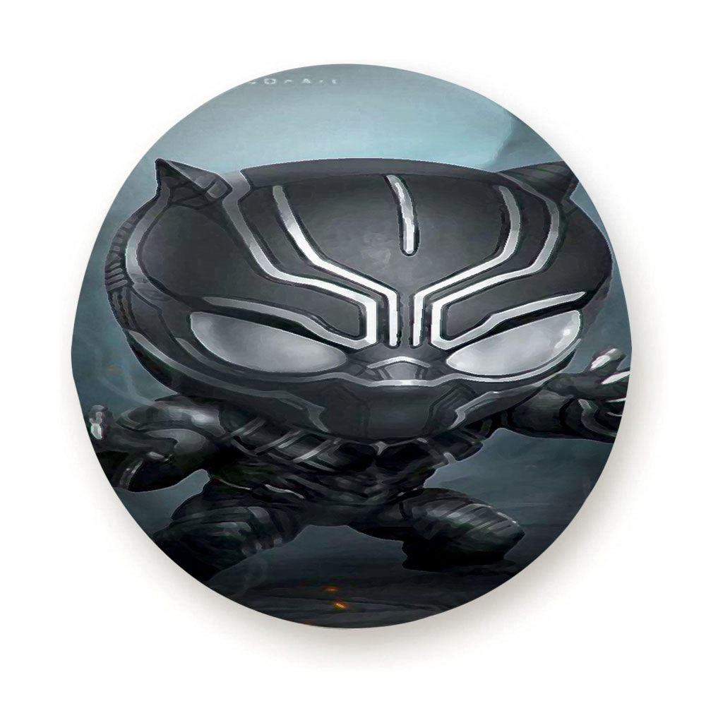 Chibi Fancy Black Panther Tire Cover
