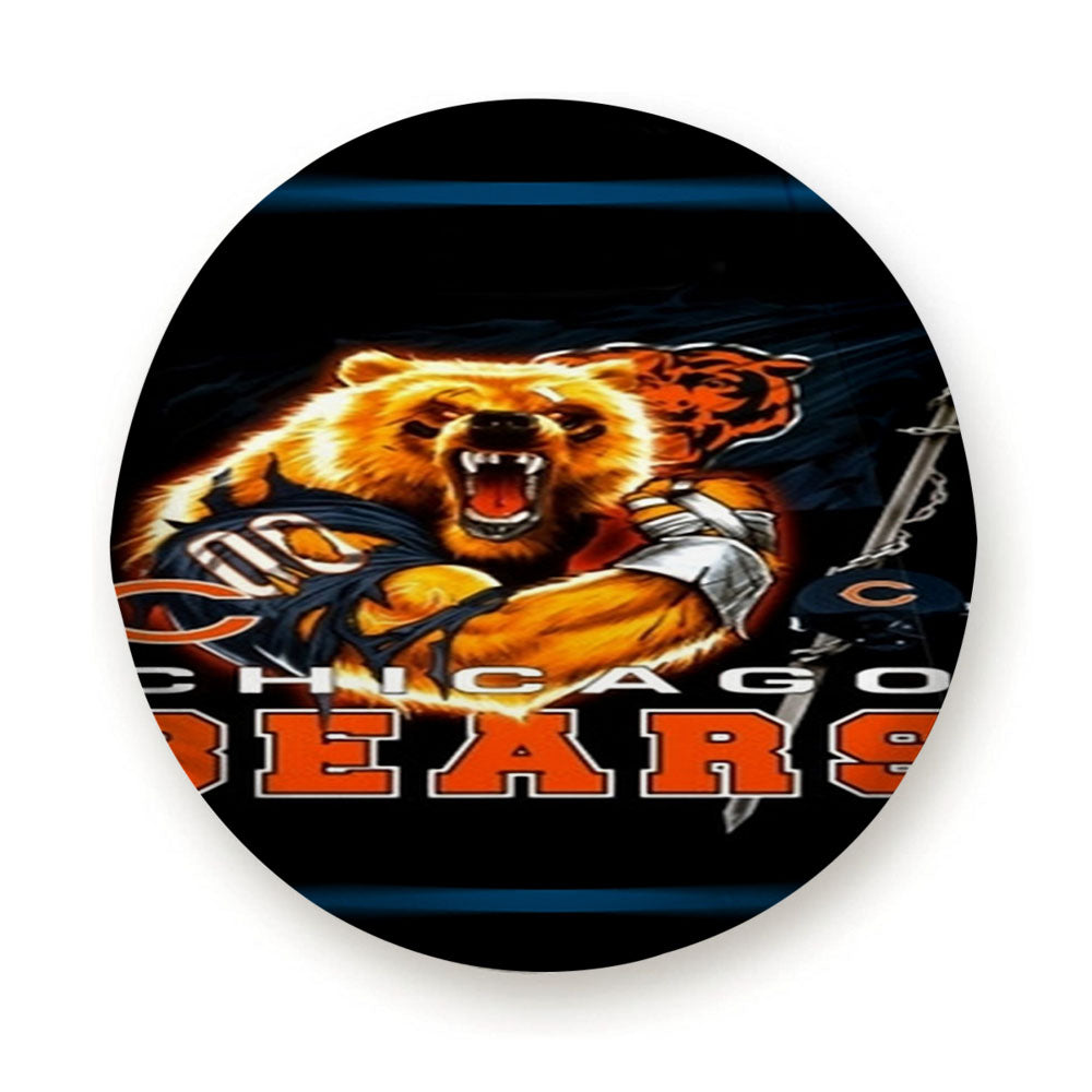 Chicago Bears Nfl Black 1 Tire Cover