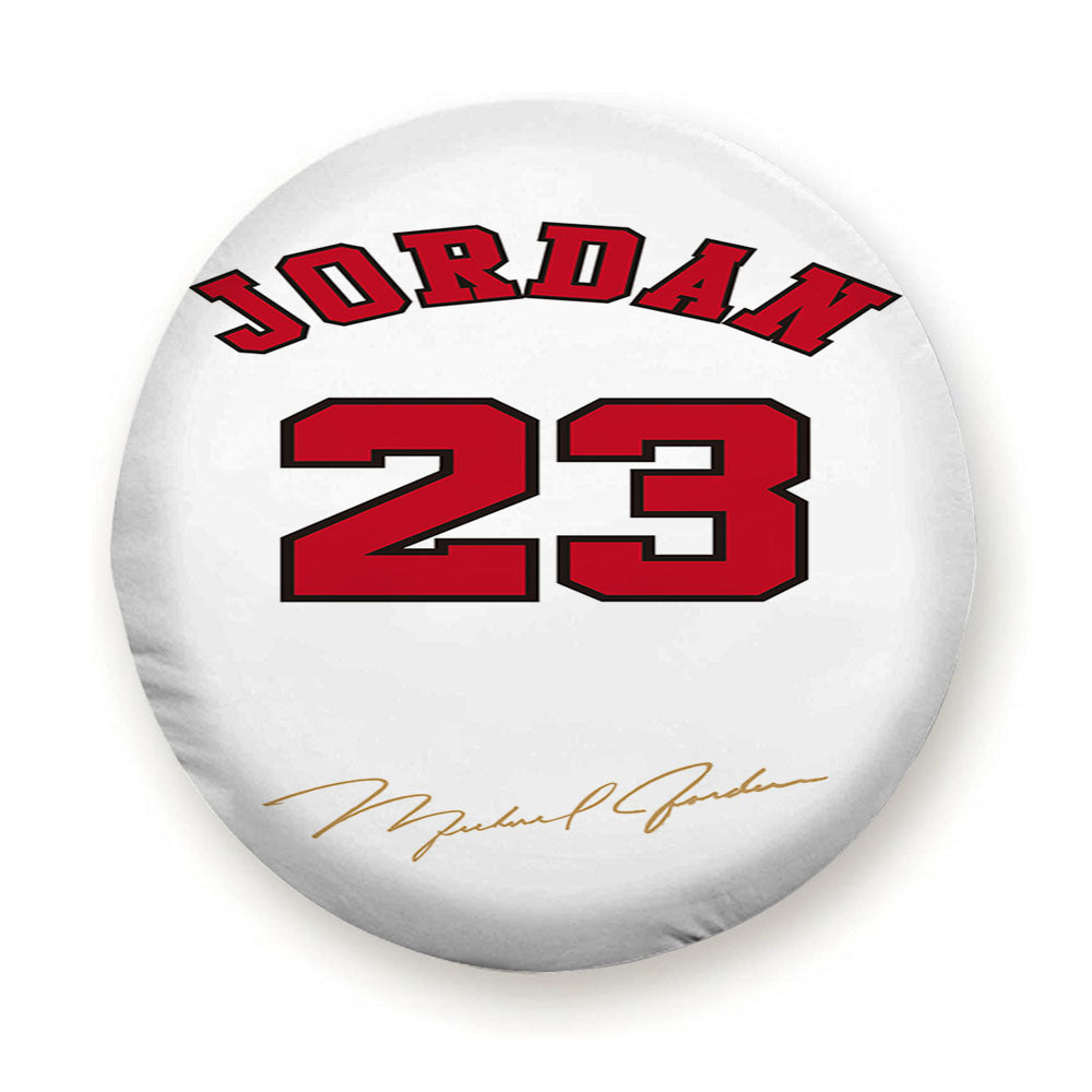Chicago Bulls Jordan White Tire Cover