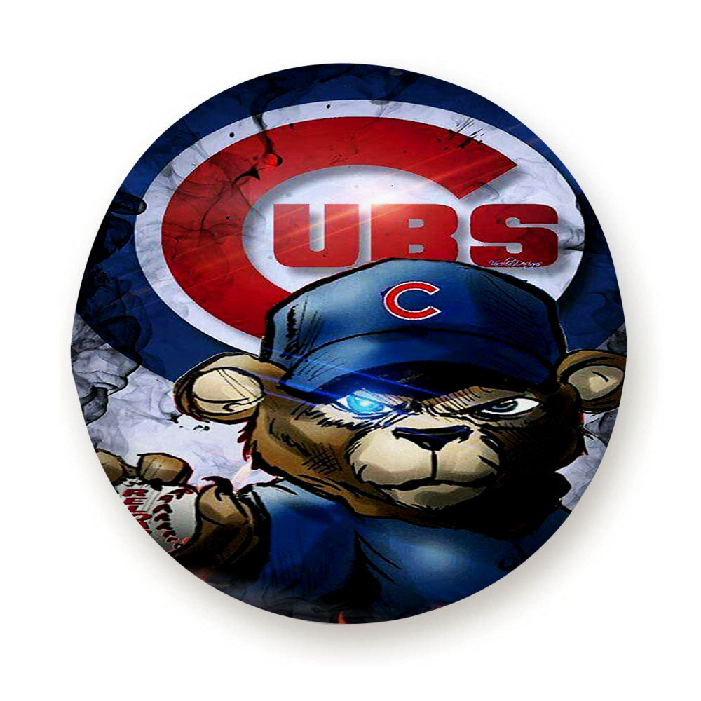 Chicago Cubs Bear Fire Tire Cover