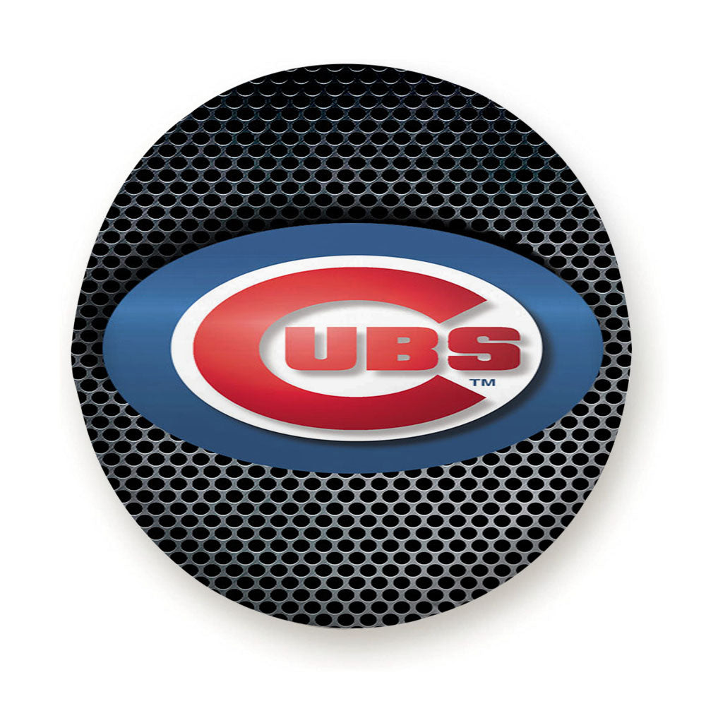 Chicago Cubs Carbon Fiber Art Tire Cover