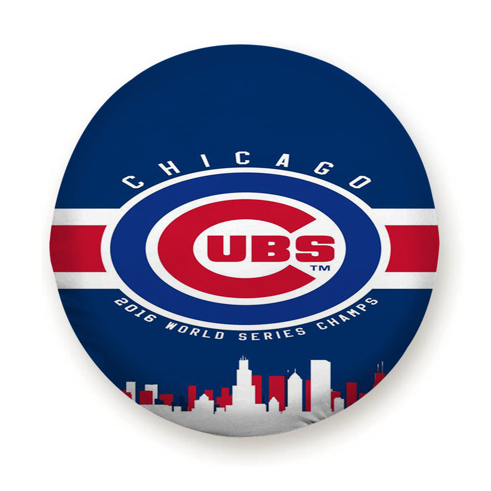 Chicago Cubs City Pattern Tire Cover