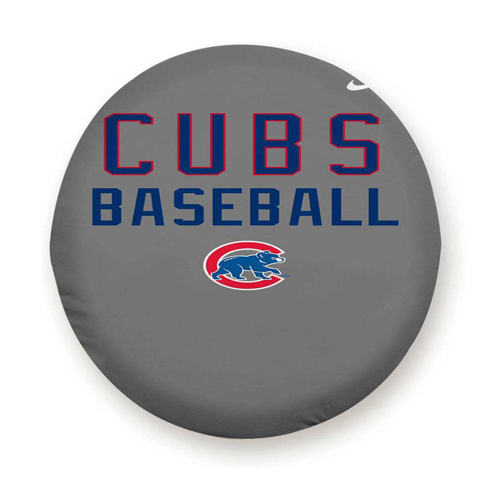 Chicago Cubs In The Grey Tire Cover