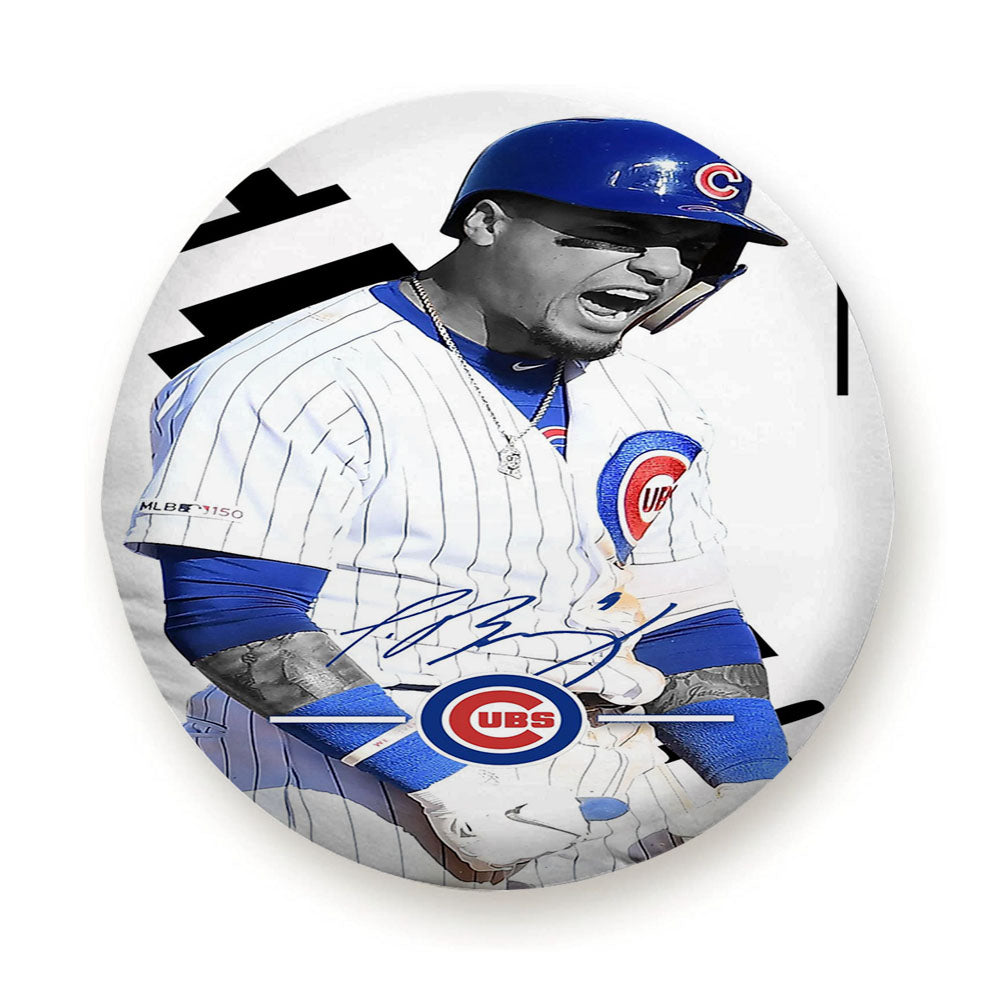 Chicago Cubs Javier Baez White Wallpapers Tire Cover