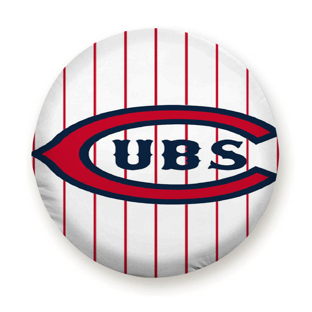 Chicago Cubs Letter C Stripe Tire Cover