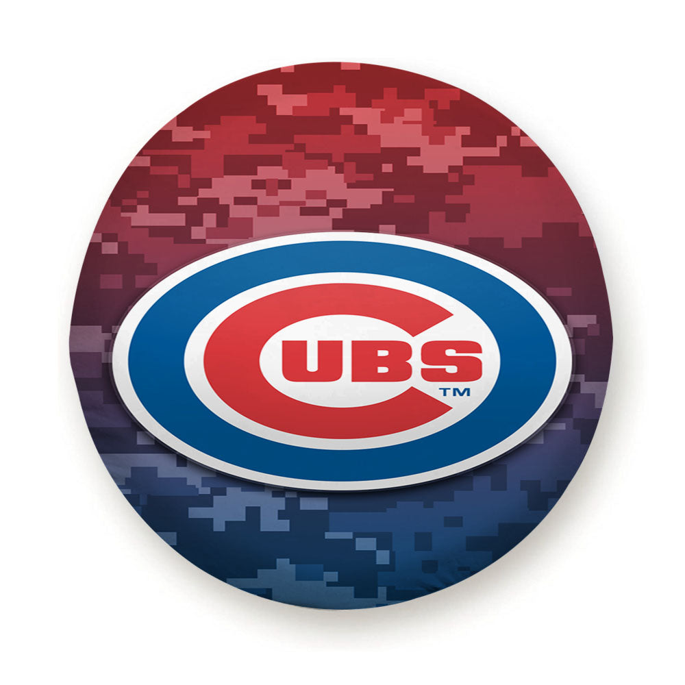Chicago Cubs Logo Camo Tire Cover