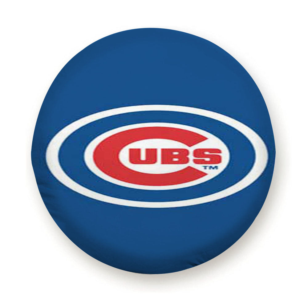 Chicago Cubs Logo On Blue Tire Cover