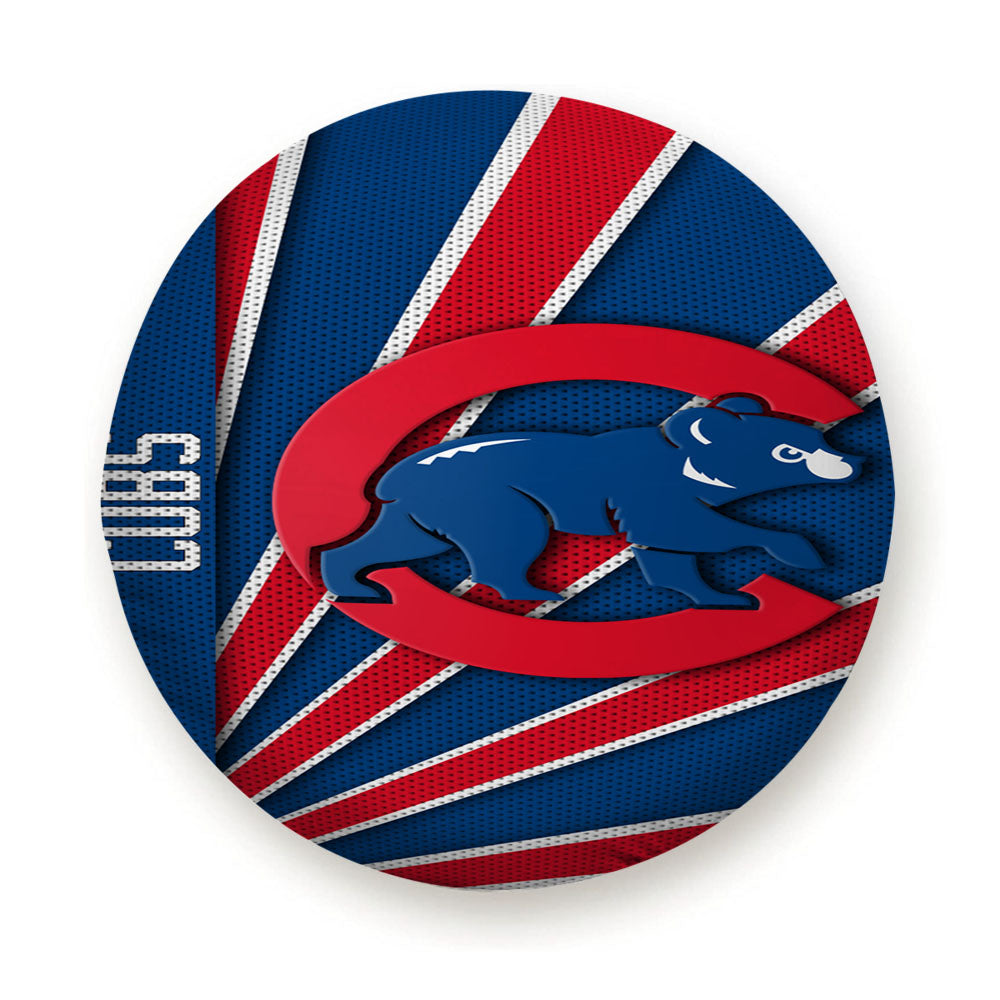Chicago Cubs Logo Stripe Tire Cover
