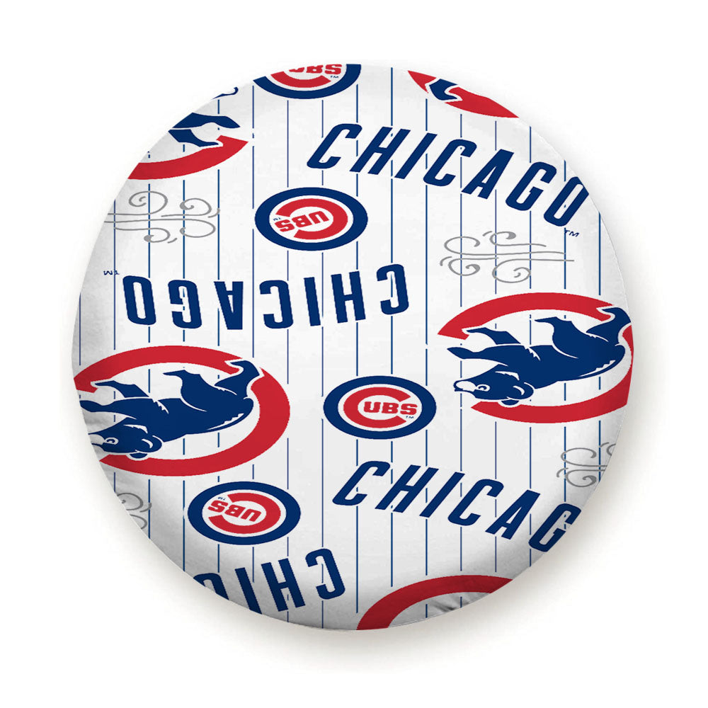 Chicago Cubs Logo Stripe 2 Tire Cover
