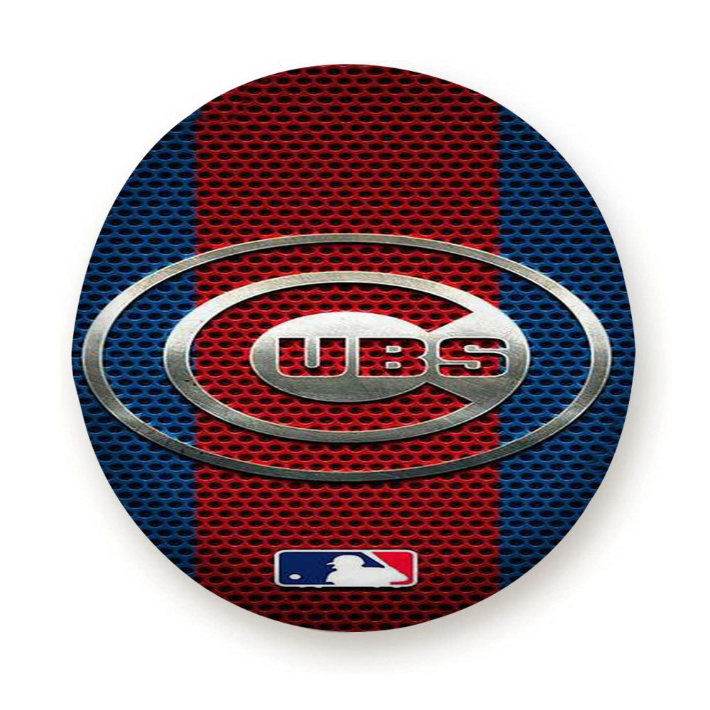 Chicago Cubs Metal Logo Tire Cover