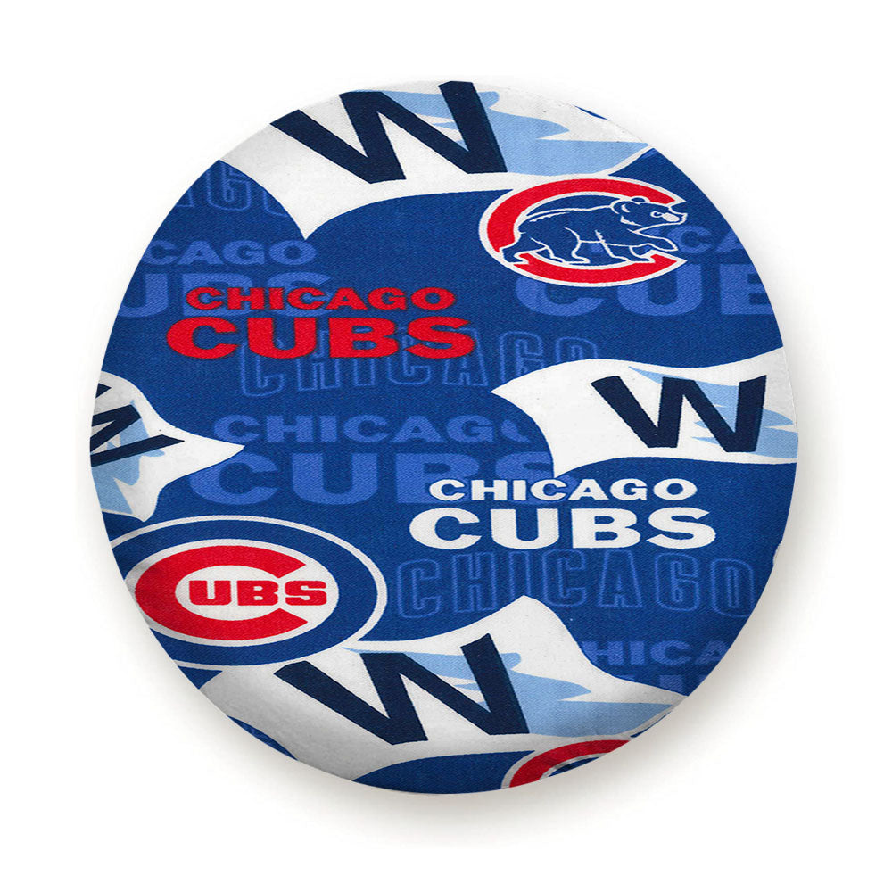Chicago Cubs Mlb Pattern Fabric Tire Cover