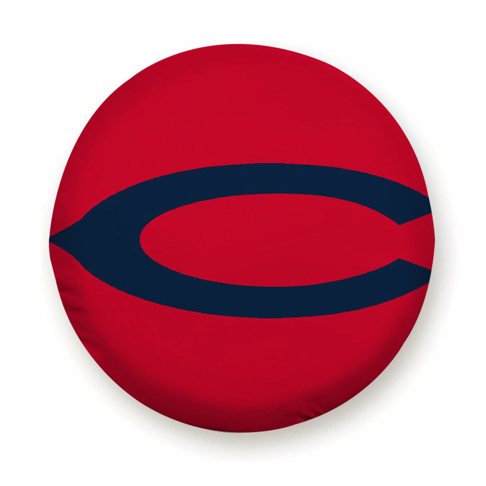Chicago Cubs On The Red Tire Cover