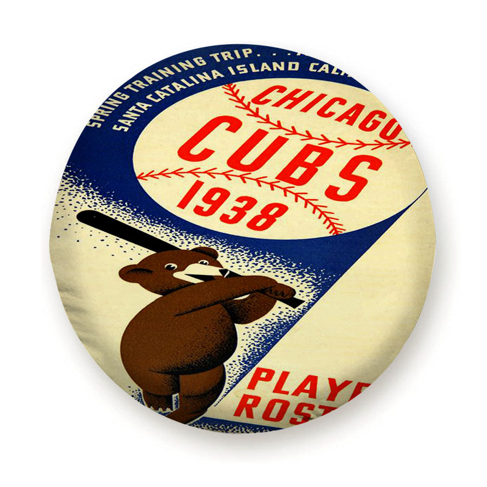 Chicago Cubs Poster 1938 Tire Cover