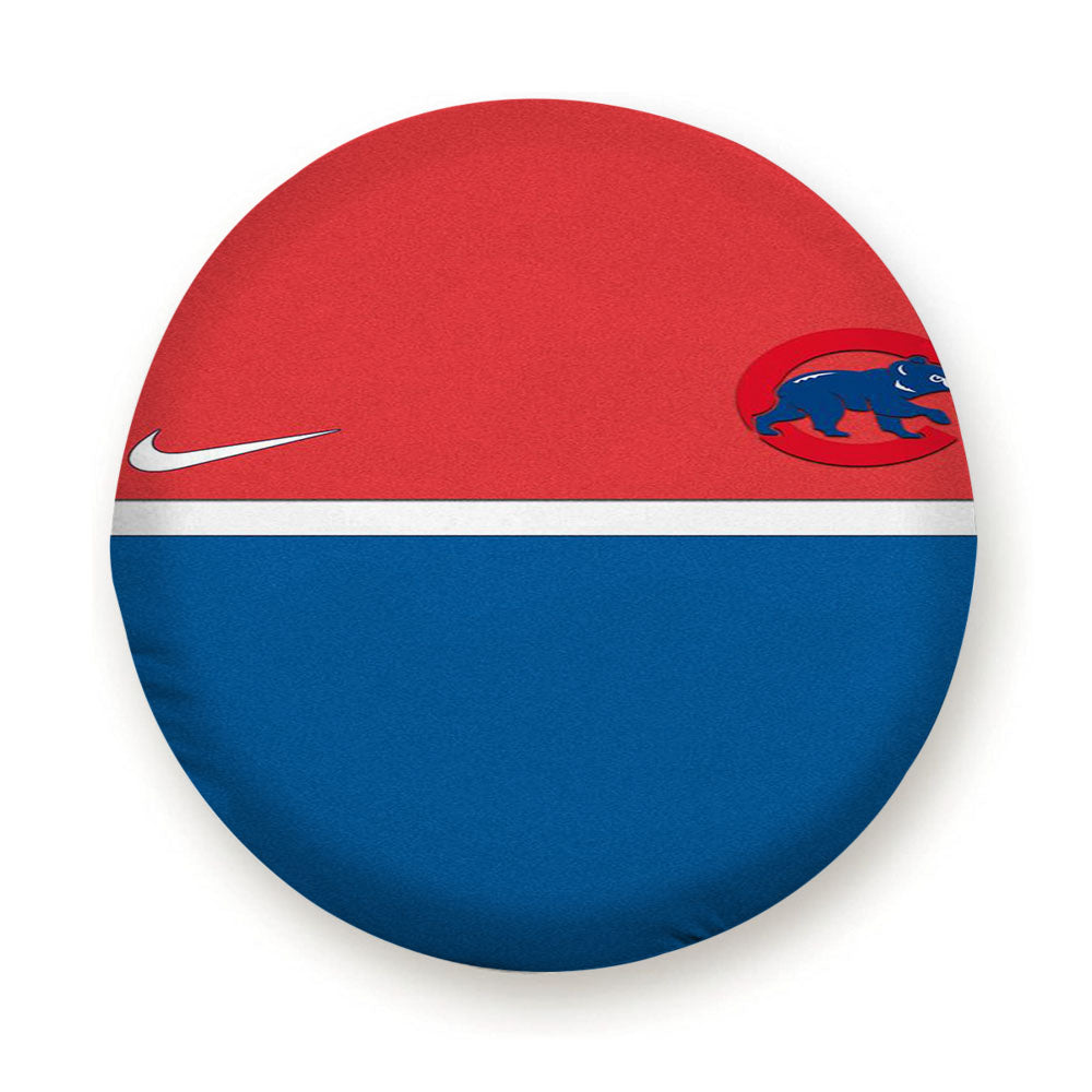 Chicago Cubs Red And Blue Tire Cover