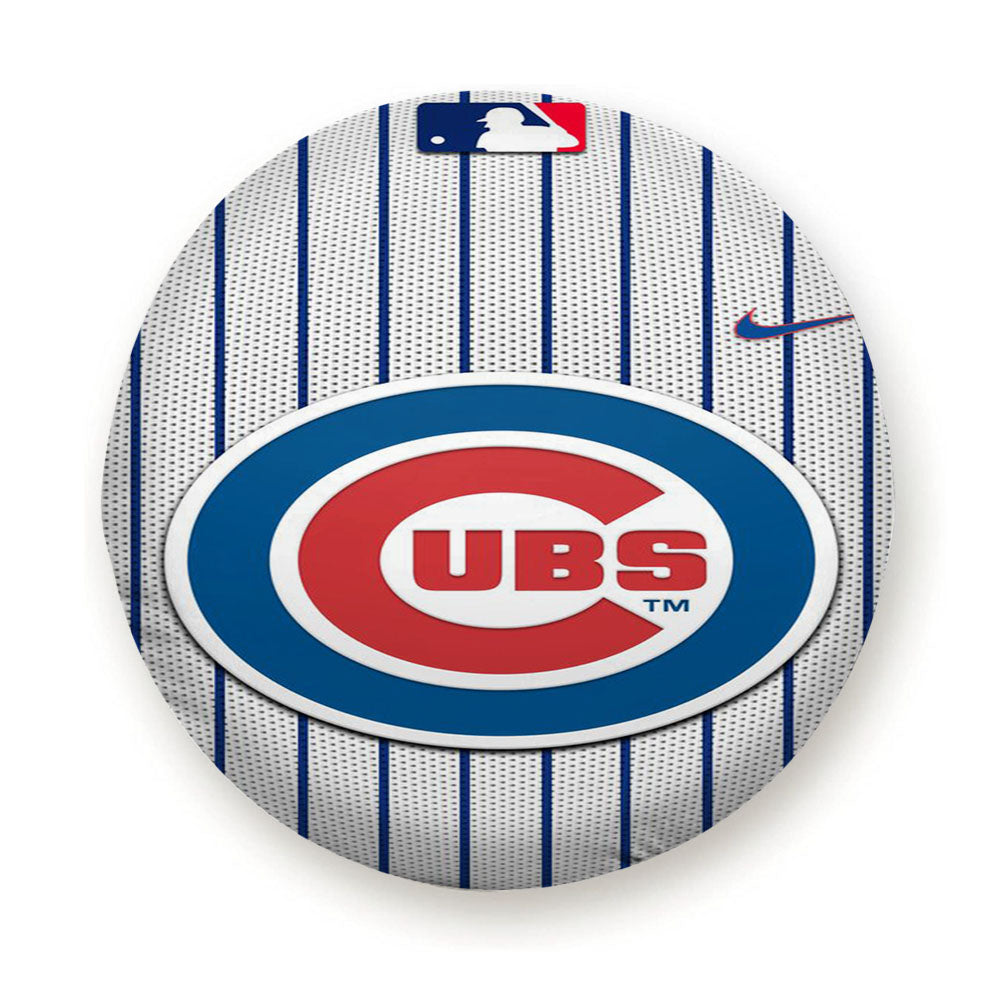 Chicago Cubs Stripe Center Logo Tire Cover