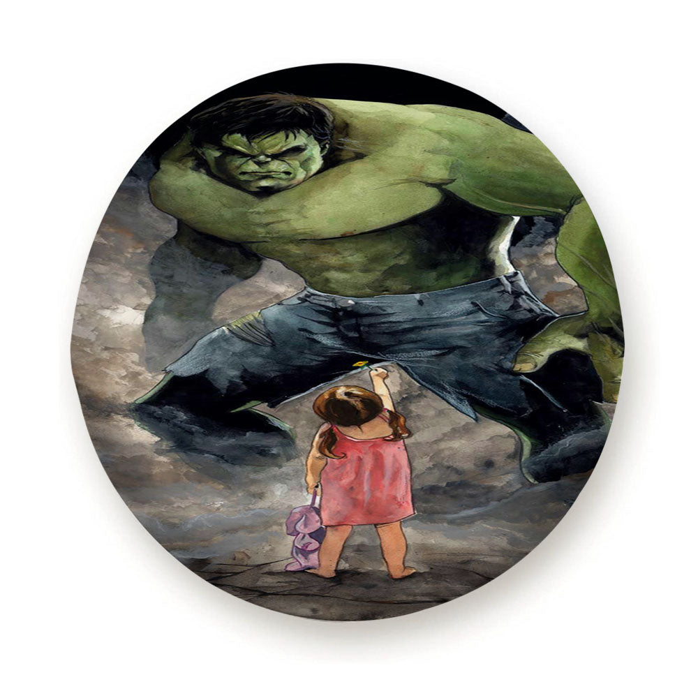 Child And Hulk Tire Cover