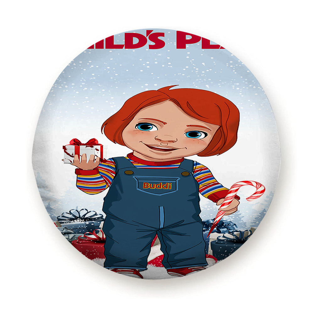 Childs Play Buddi Poster Christmas Tire Cover