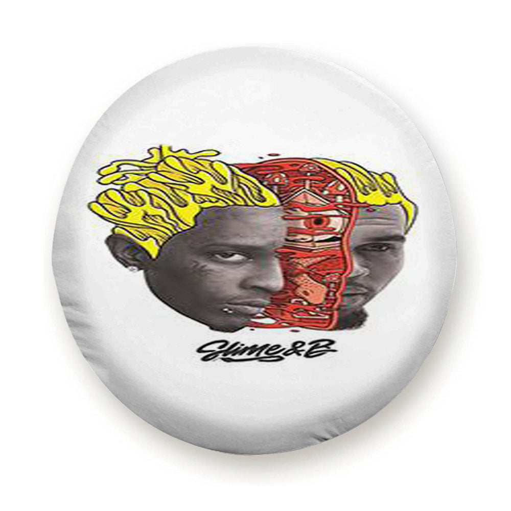 Chris Brown Young Thug Slime Tire Cover