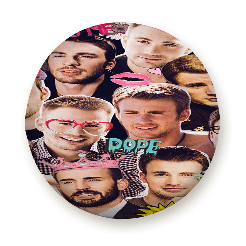 Chris Evans Captain America Tire Cover