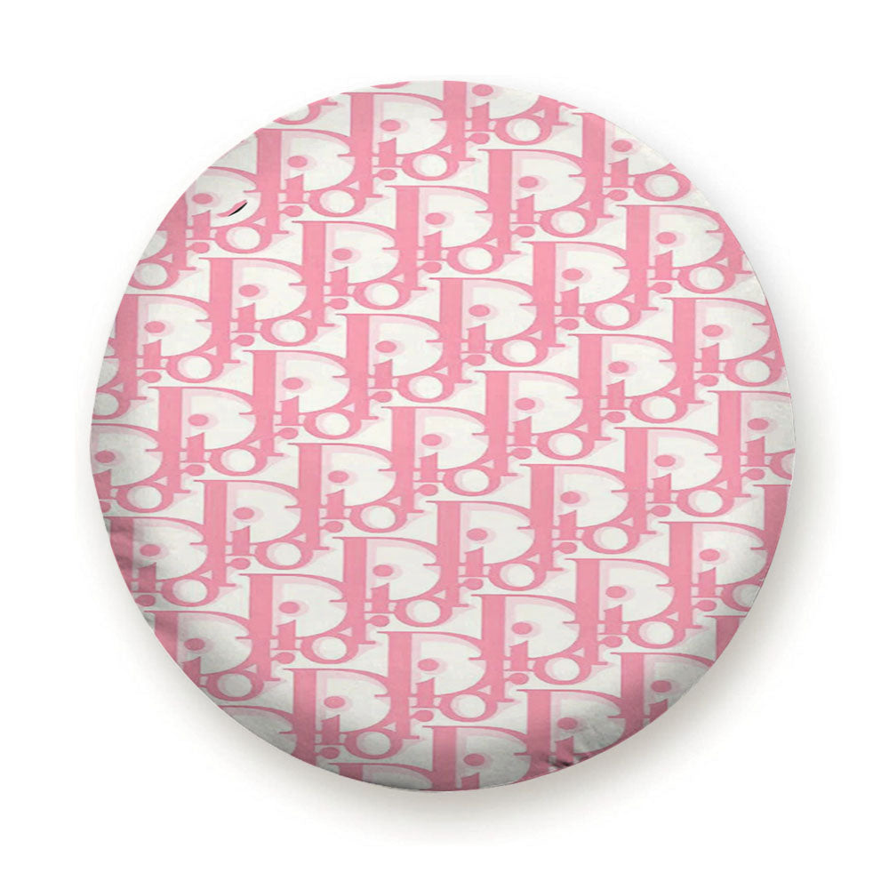 Christian Dior Pattern Pink Tire Cover