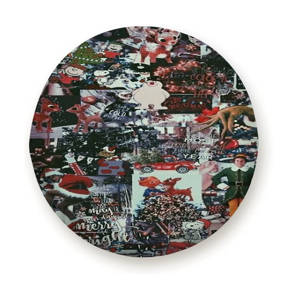Christmas Collage Tire Cover