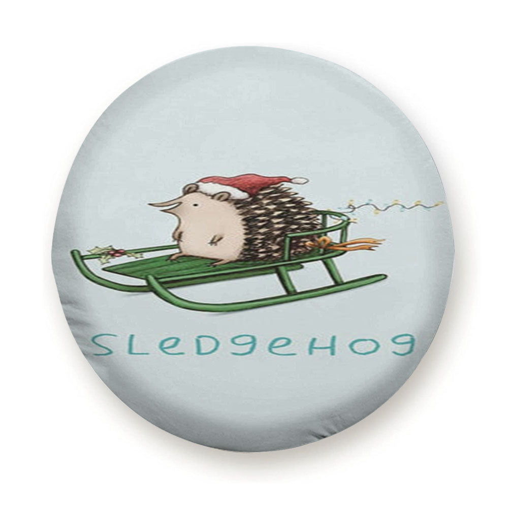 Christmas Jumper Pattern Gingerbread Man Tire Cover