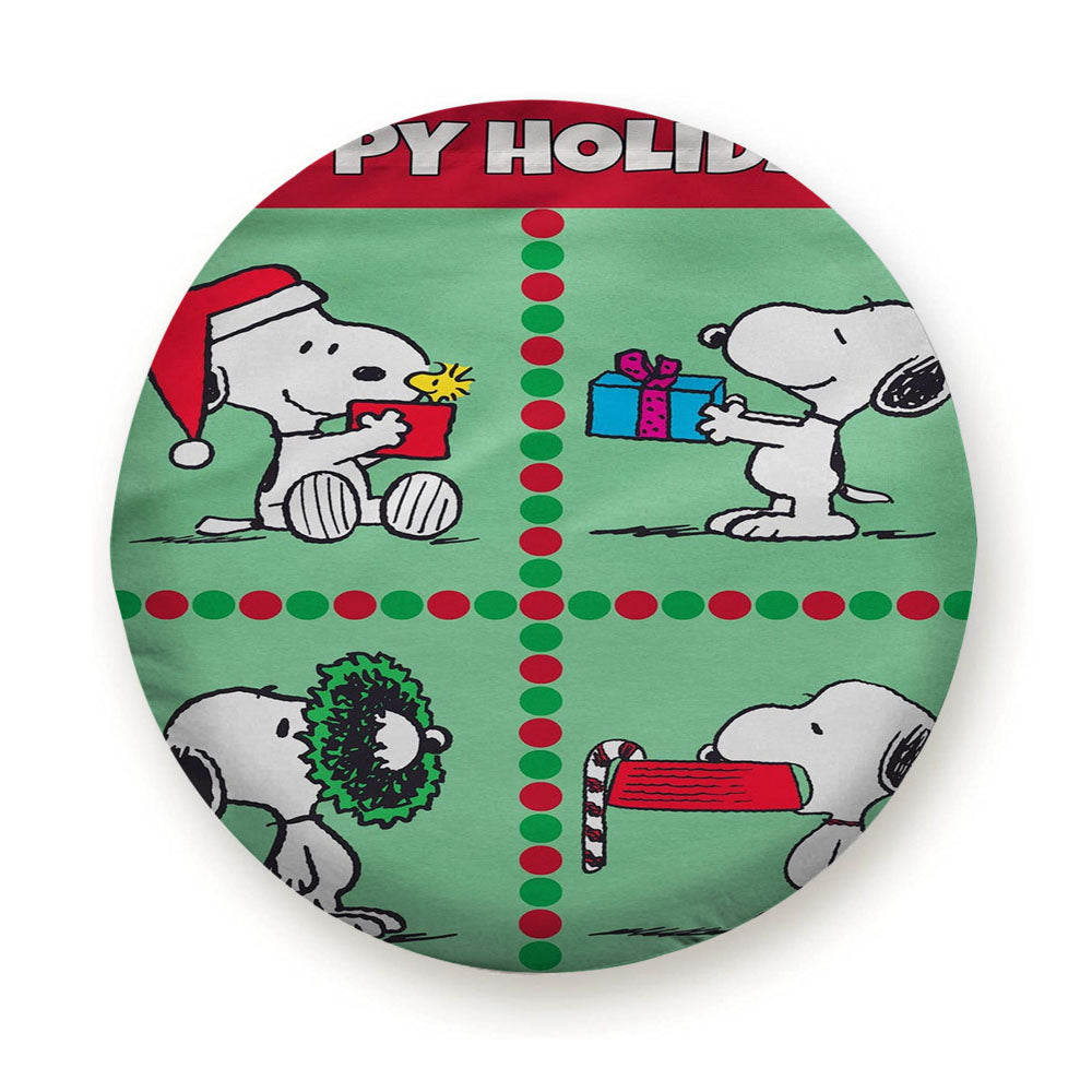 Christmas Scenes Peanuts Holiday Tire Cover