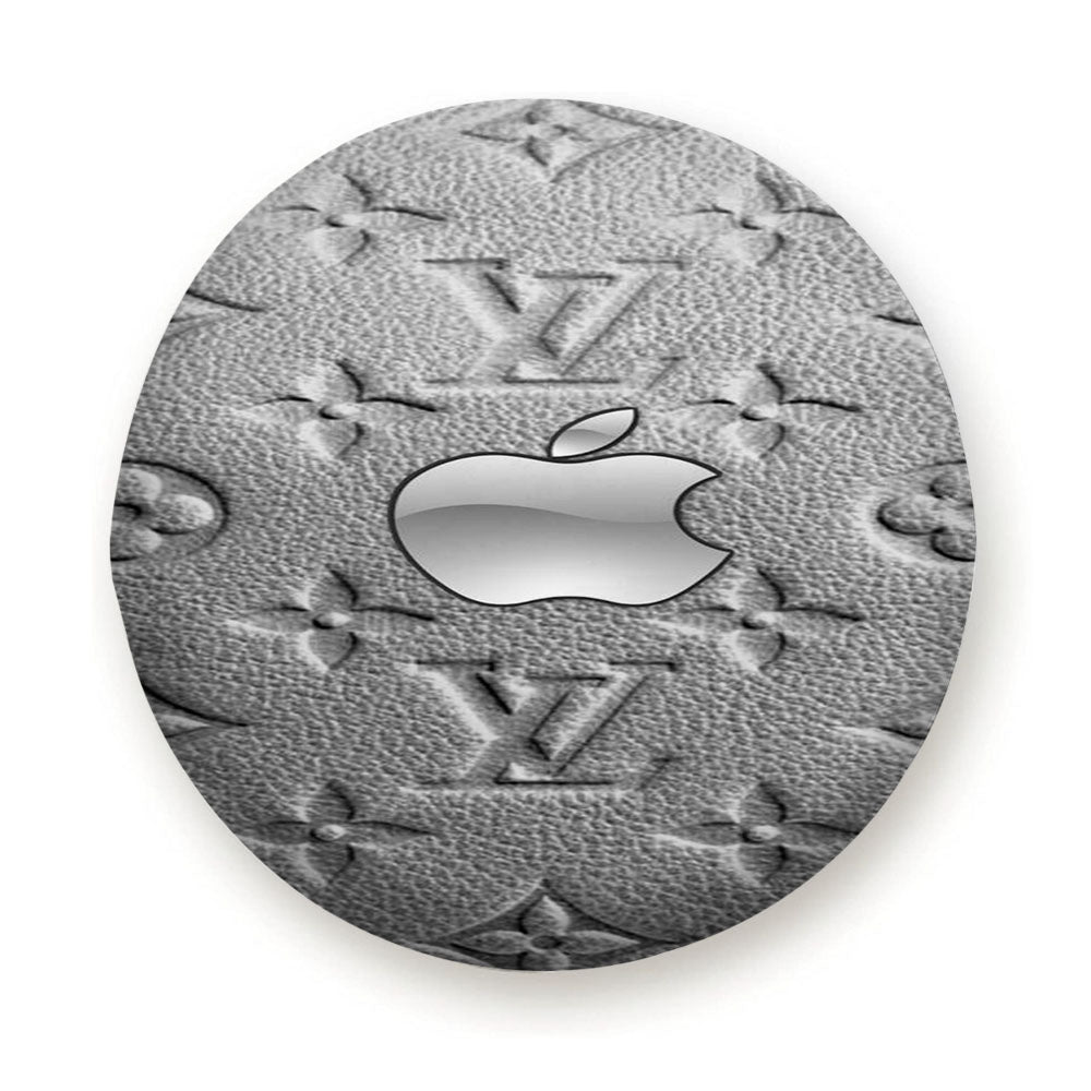 Chrome Apple Tech Pattern Tire Cover