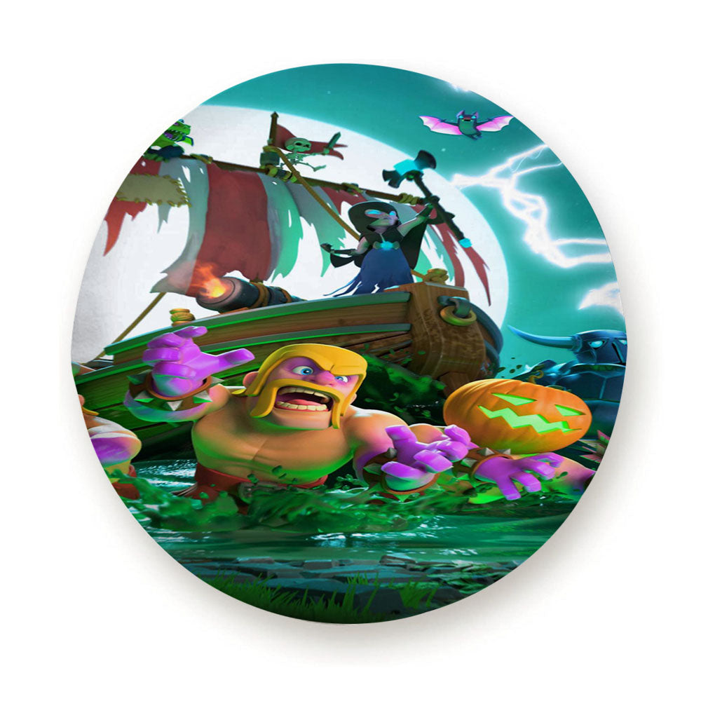 Clash Of Clans Halloween Tire Cover