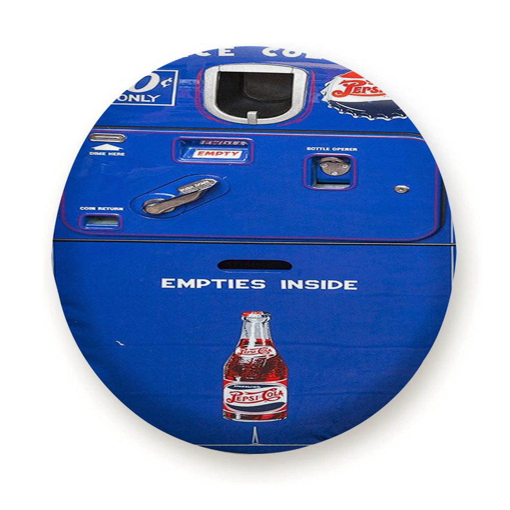 Classic Blue Pepsi Cola Vendo Machine Tire Cover