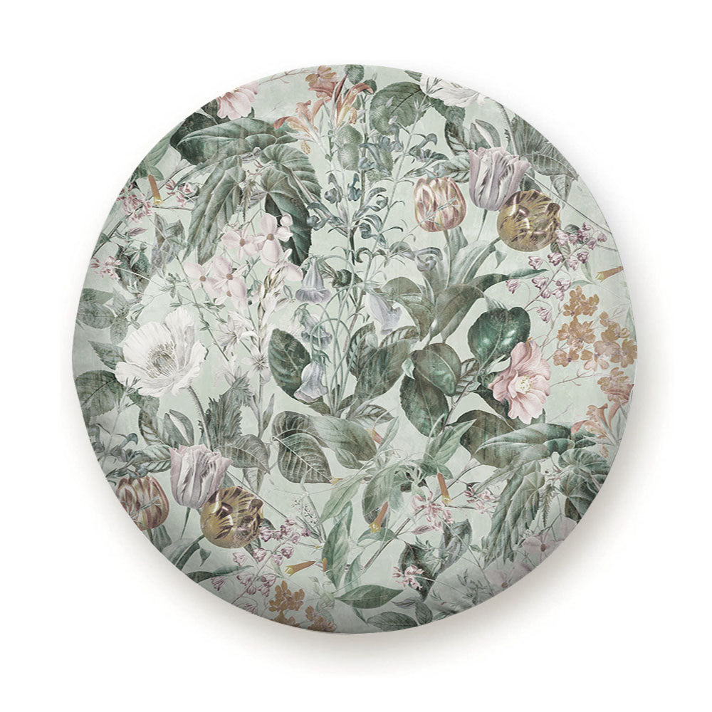 Classic Floral Wallpaper Tire Cover