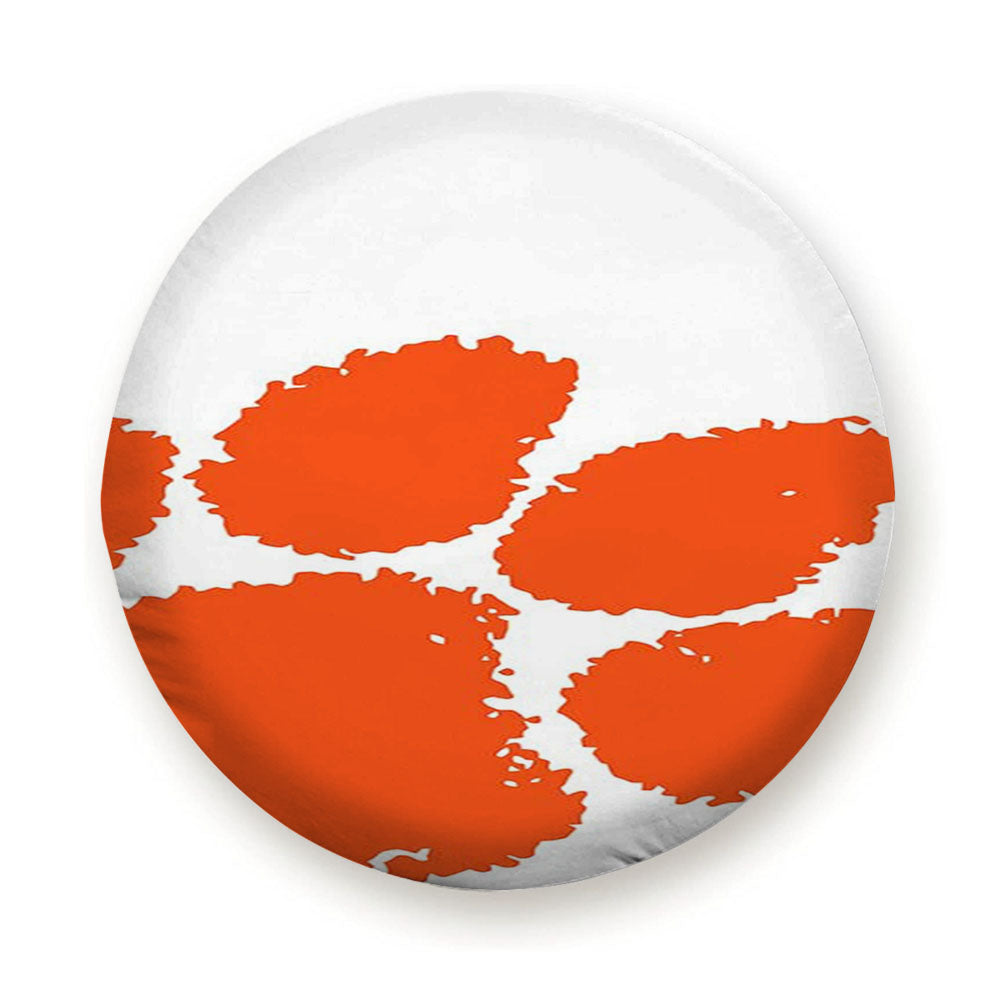 Clemson Tiger Paw Logo Tire Cover