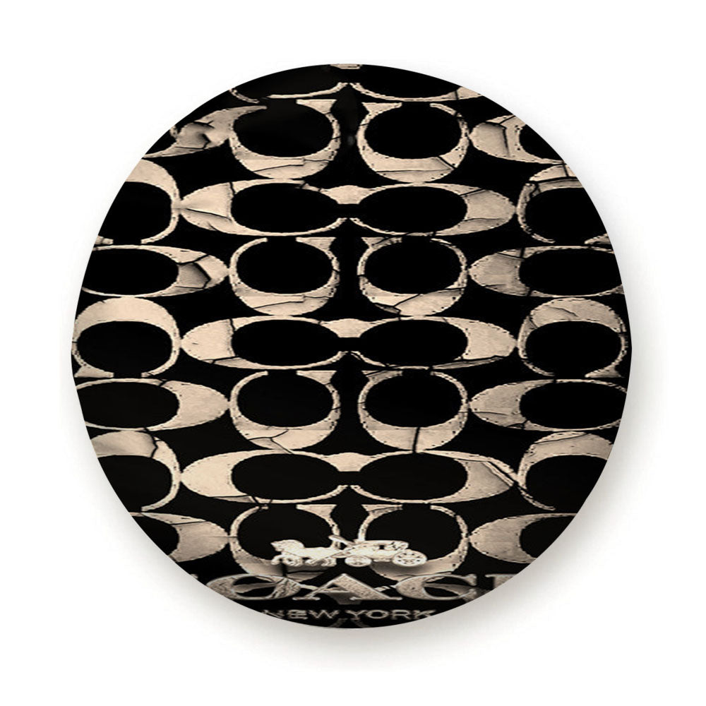 Coach Black New 889 Tire Cover