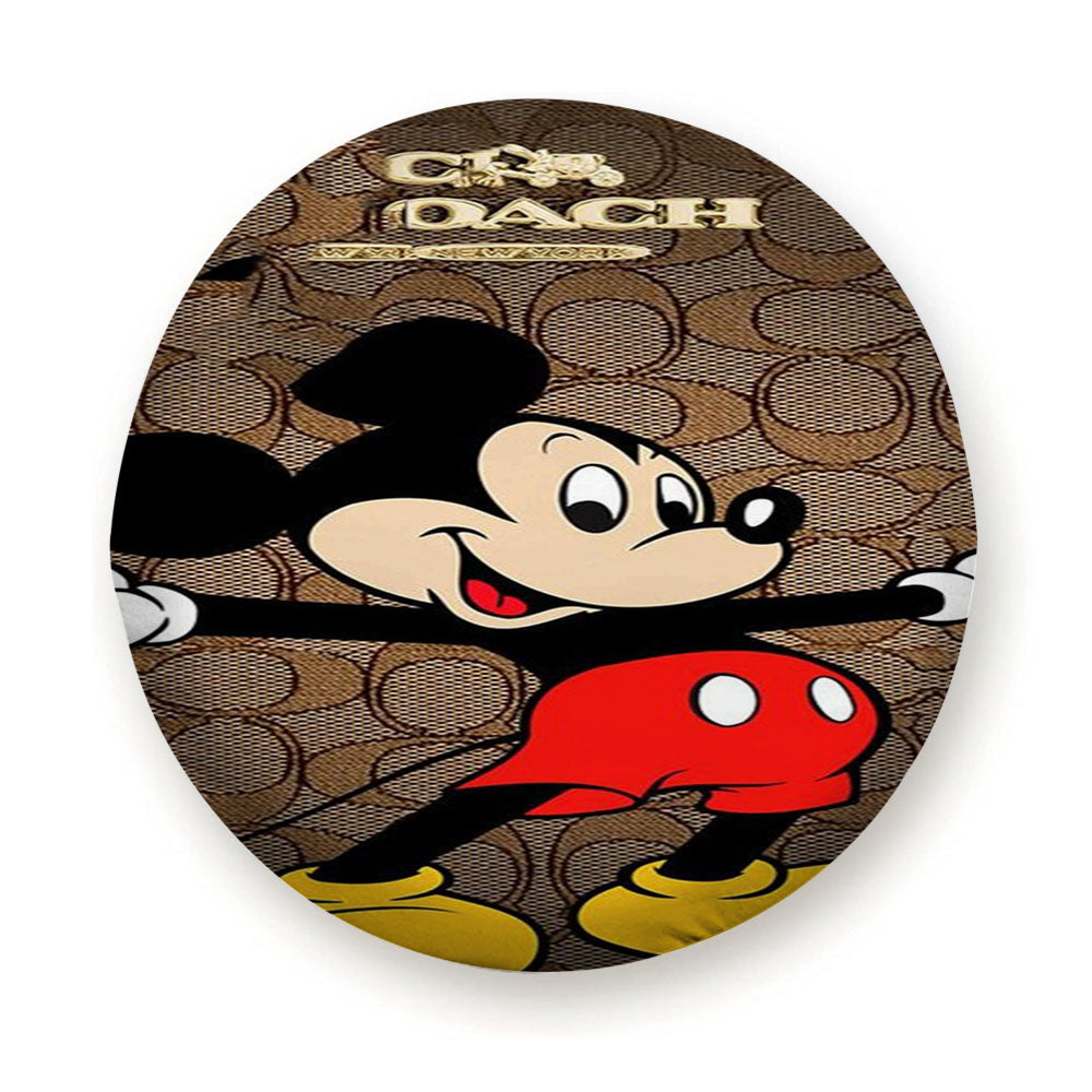 Coach Brown Mickey Mouse 2 Tire Cover