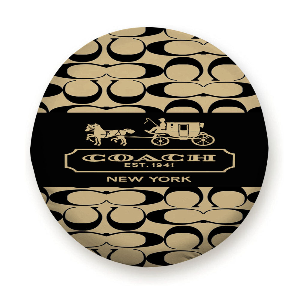 Coach Logo Wallpaper Tire Cover